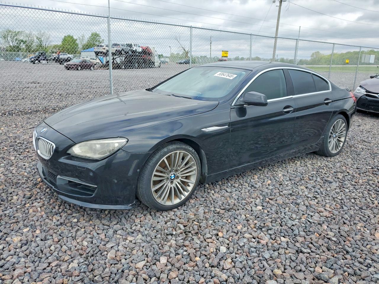 2013 Bmw 650 Xi Black vin: WBA6B4C52DD098611