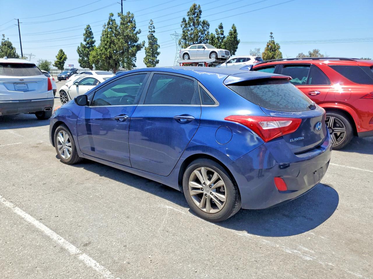 2013 Hyundai Elantra Gt Base Blue vin: KMHD35LE1DU089004
