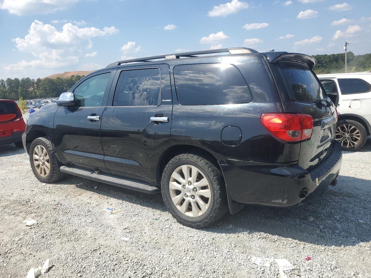 2011 Toyota Sequoia Platinum Black vin: 5TDDW5G13BS042898
