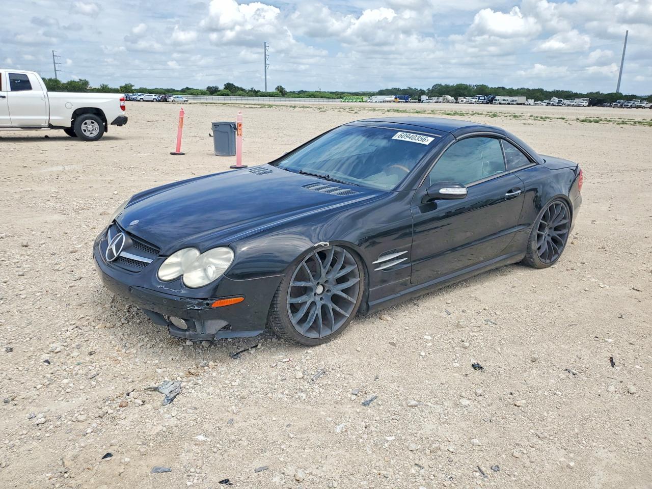 2004 Mercedes-benz Sl 500 Black vin: WDBSK75FX4F085052