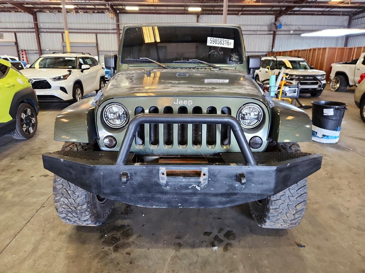 2007 Jeep Wrangler Sahara Green vin: 1J4GA59157L149737