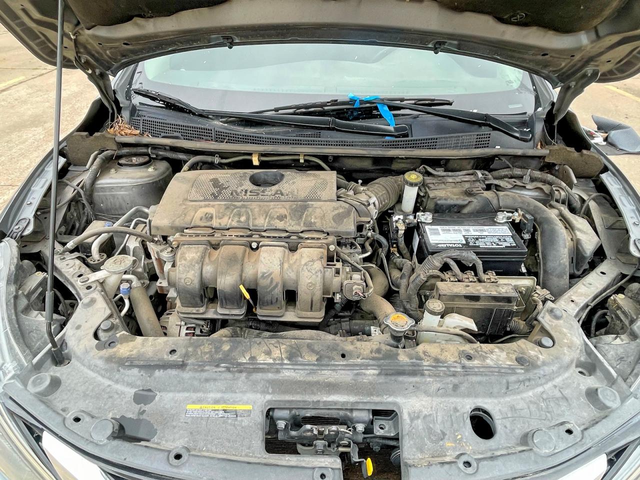 2019 Nissan Sentra Sv Gray vin: 3N1AB7AP4KY447025