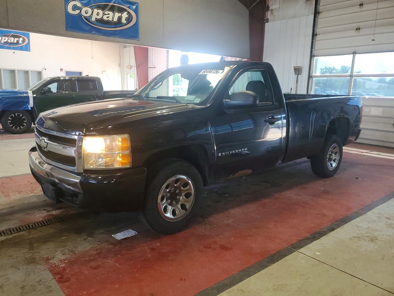 2008 Chevrolet Silverado C1500 Black vin: 1GCEC14X38Z313254
