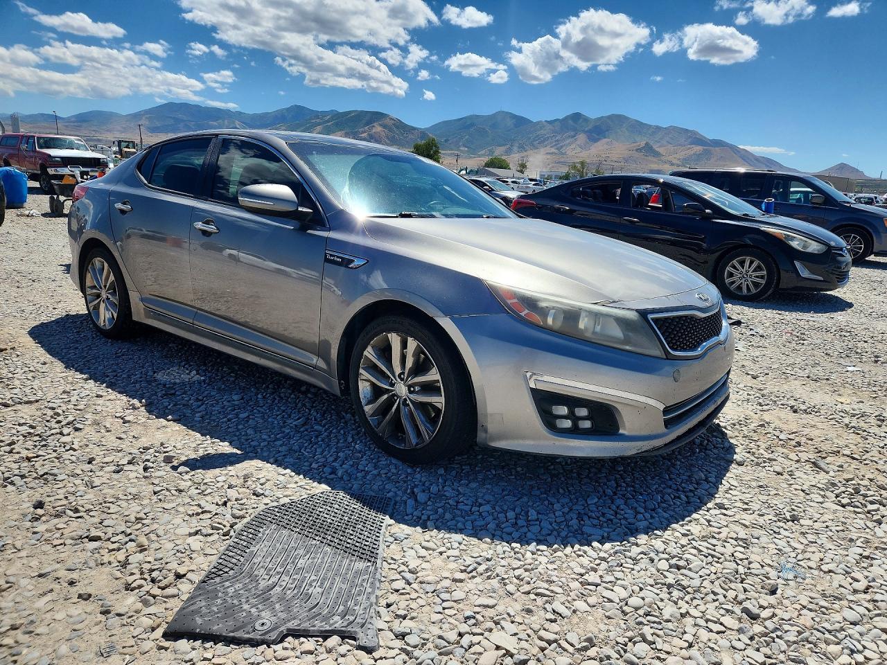 2015 Kia Optima Sx Gray vin: 5XXGR4A61FG395893