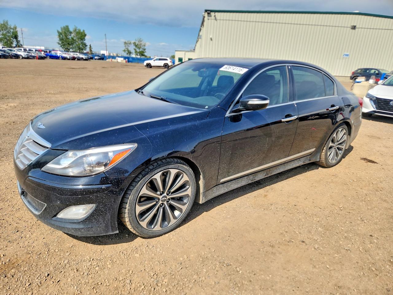 2012 Hyundai Genesis 5.0l Black vin: KMHGC4DH3CU173677