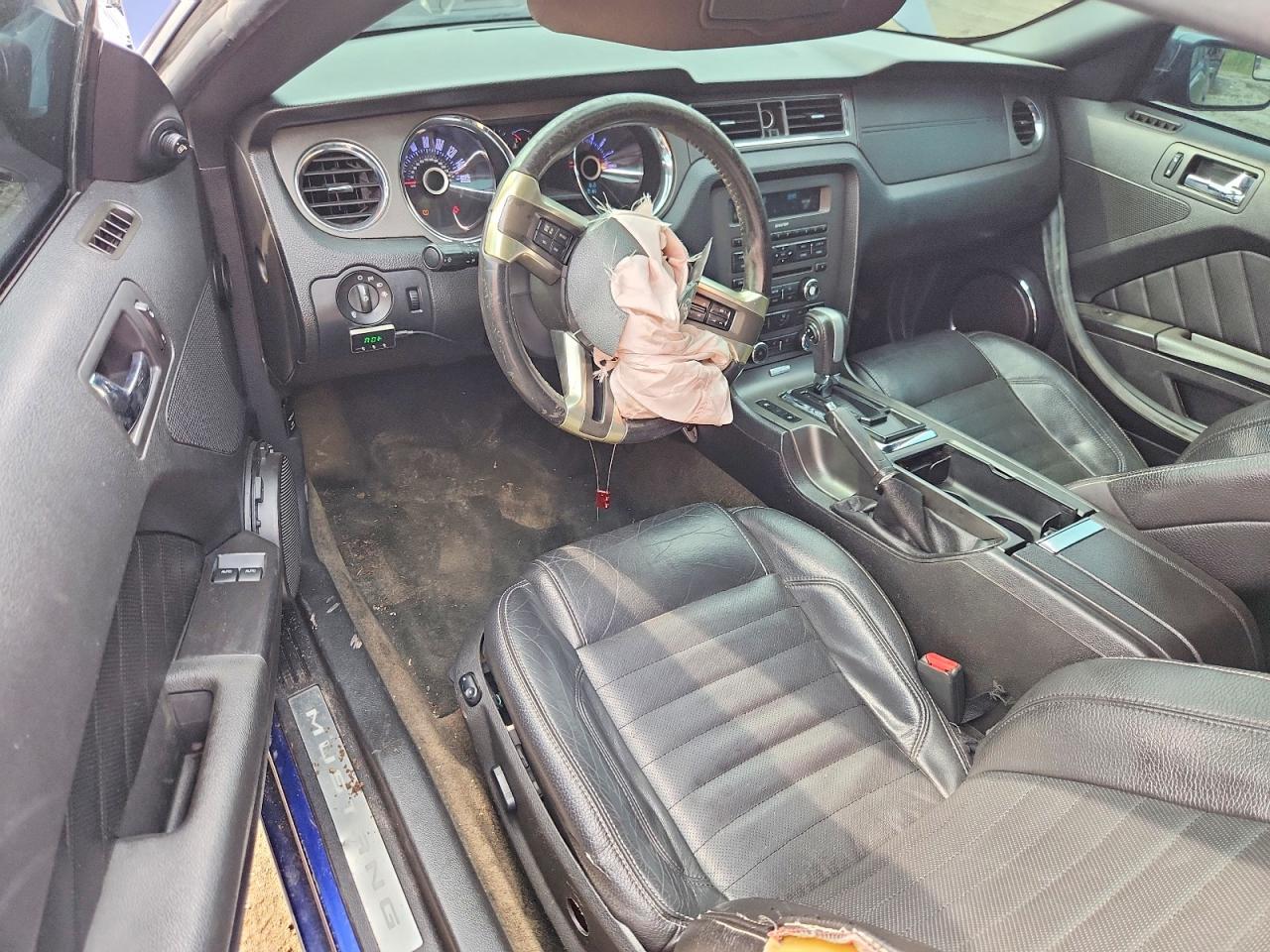 2013 Ford Mustang Blue vin: 1ZVBP8AM1D5266637