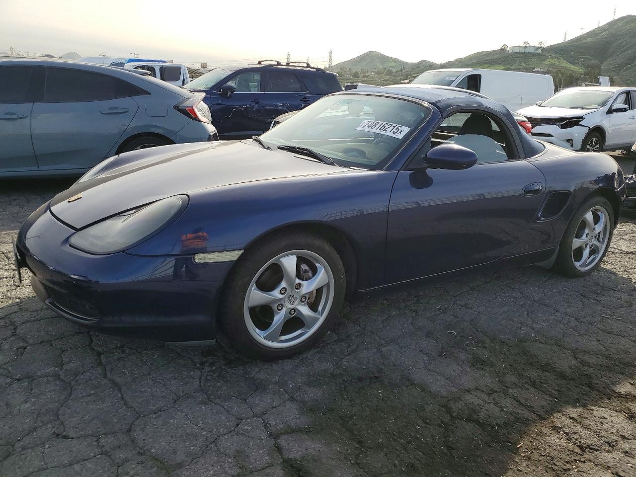 2001 Porsche Boxster Blue vin: WP0CA29831S620183