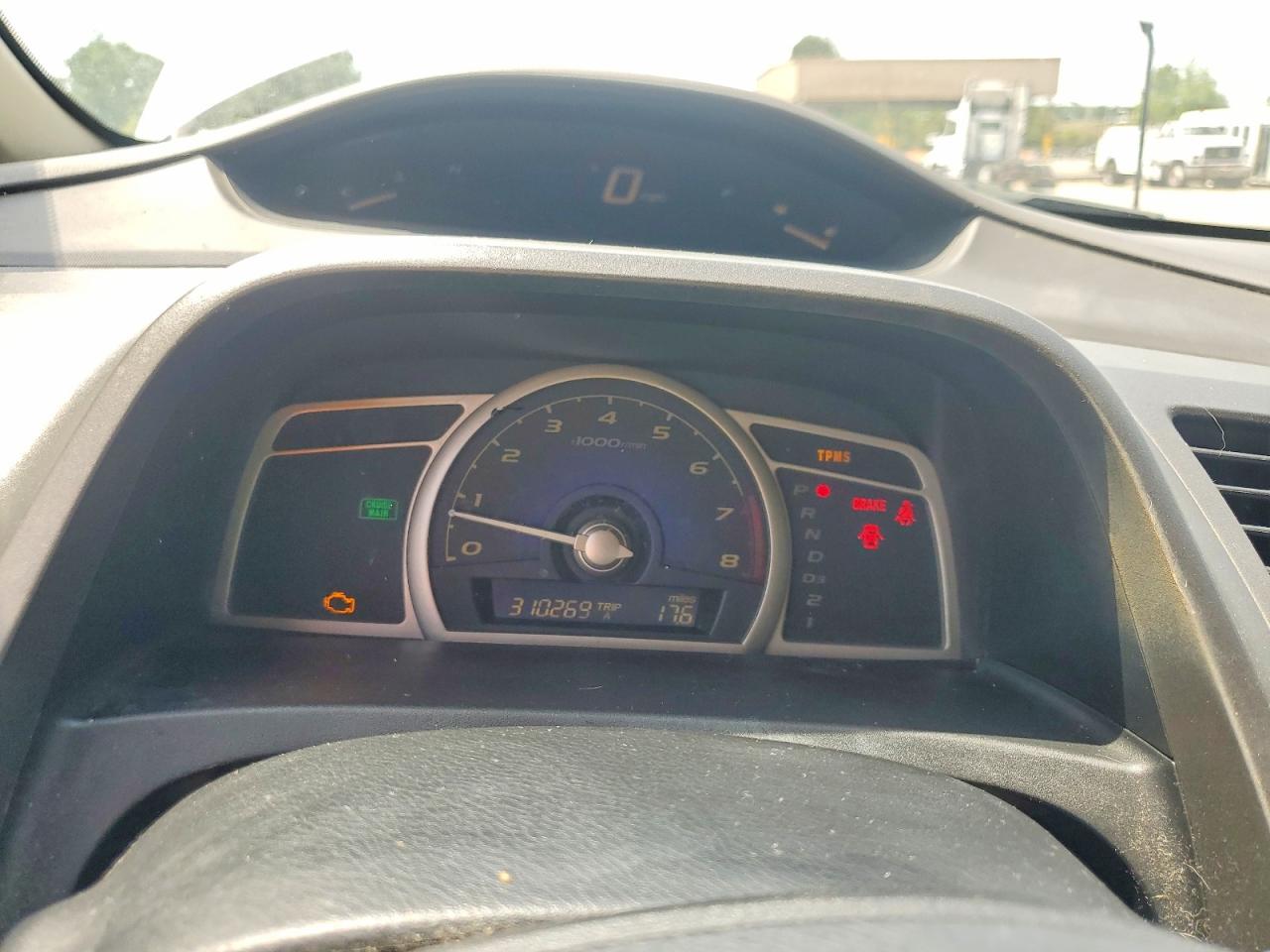 2009 Honda Civic Lx White vin: 2HGFA16569H539913