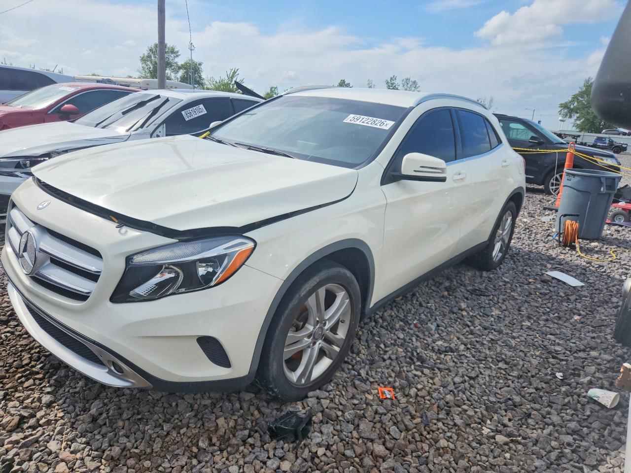 2015 Mercedes-benz Gla 250 White vin: WDCTG4EB4FJ169977