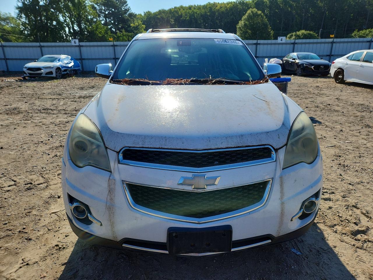 2011 Chevrolet Equinox Ltz White vin: 2CNFLGEC0B6385434