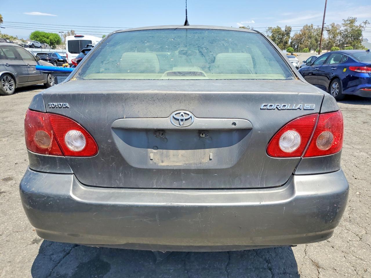 2007 Toyota Corolla Ce Gray vin: 1NXBR32E17Z893108