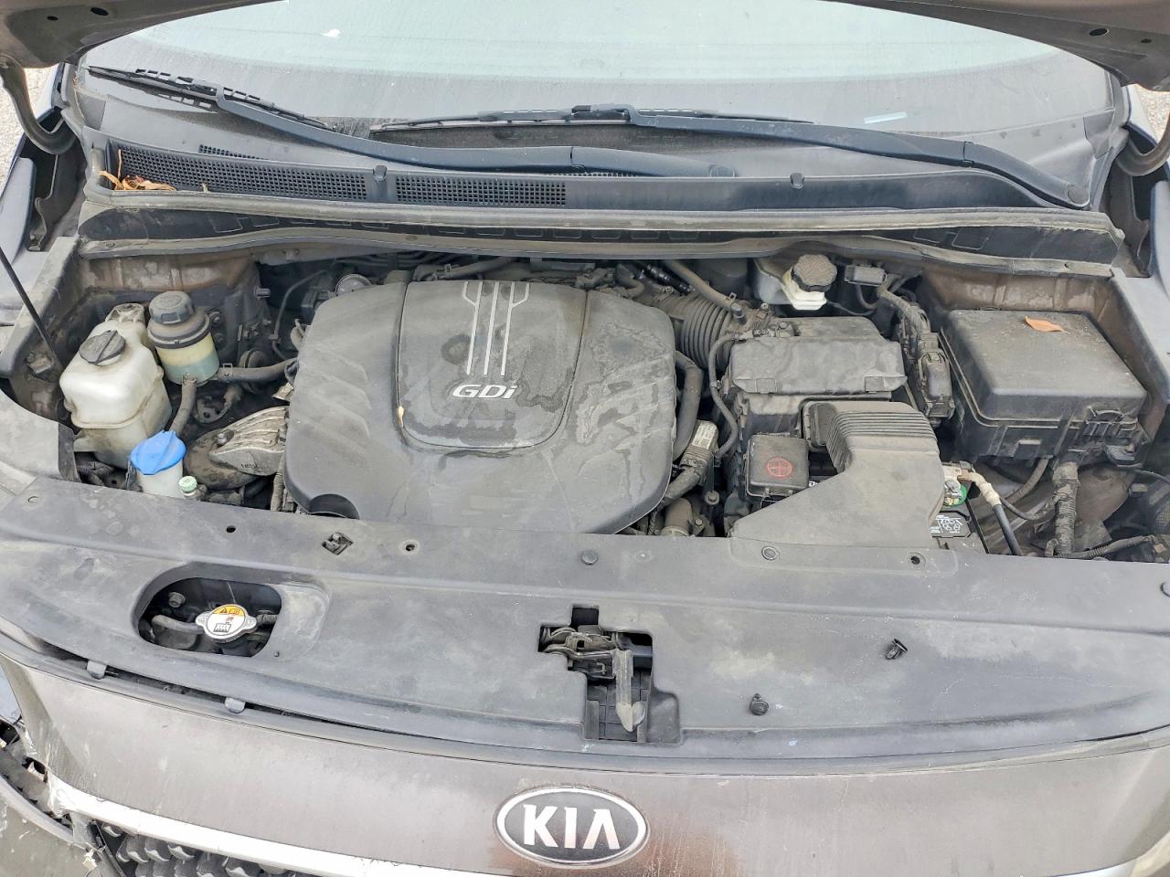 2015 Kia Sedona Lx Gray vin: KNDMB5C16F6027996