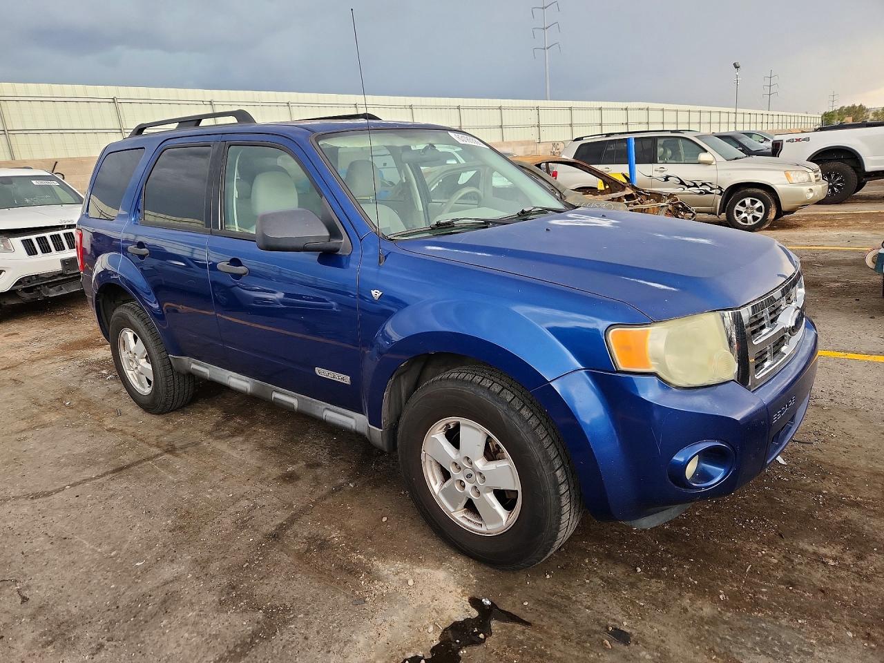 2008 Ford Escape Xlt Blue vin: 1FMCU03118KC98348