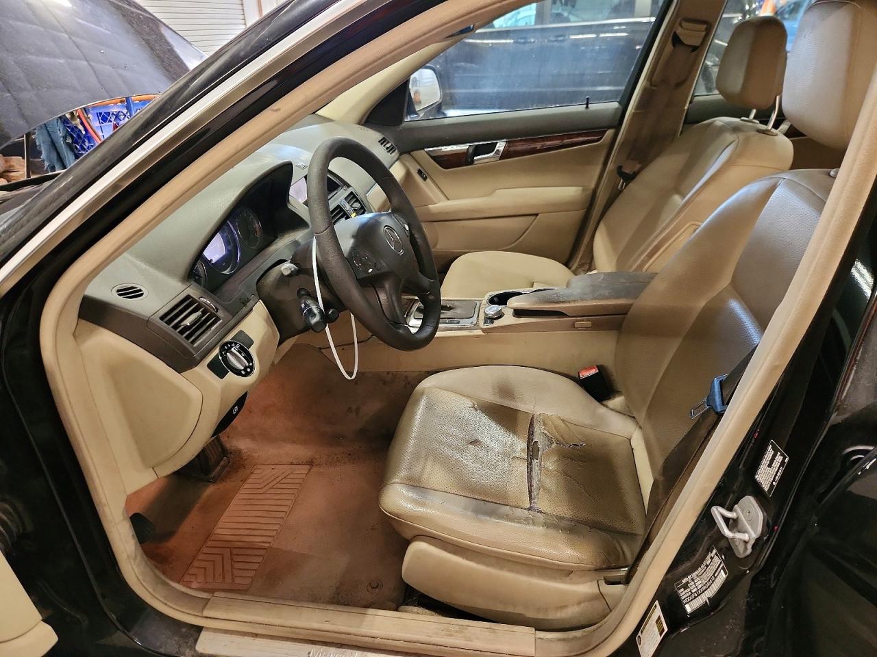 2009 Mercedes-benz C 300 4matic Black vin: WDDGF81XX9R046618