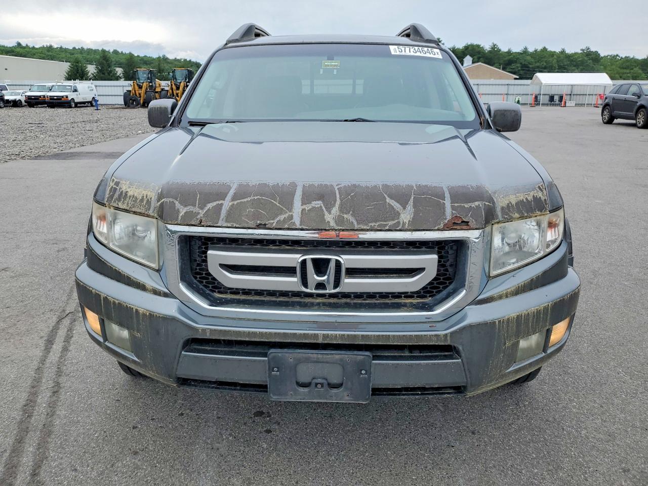 2009 Honda Ridgeline Rtl Серый vin: 2HJYK16539H503550