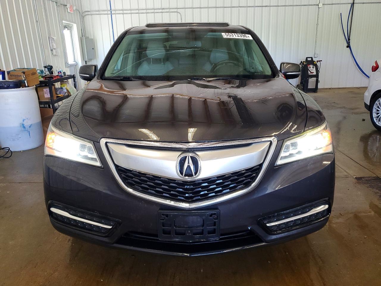2014 Acura Mdx Gray vin: 5FRYD4H26EB016442