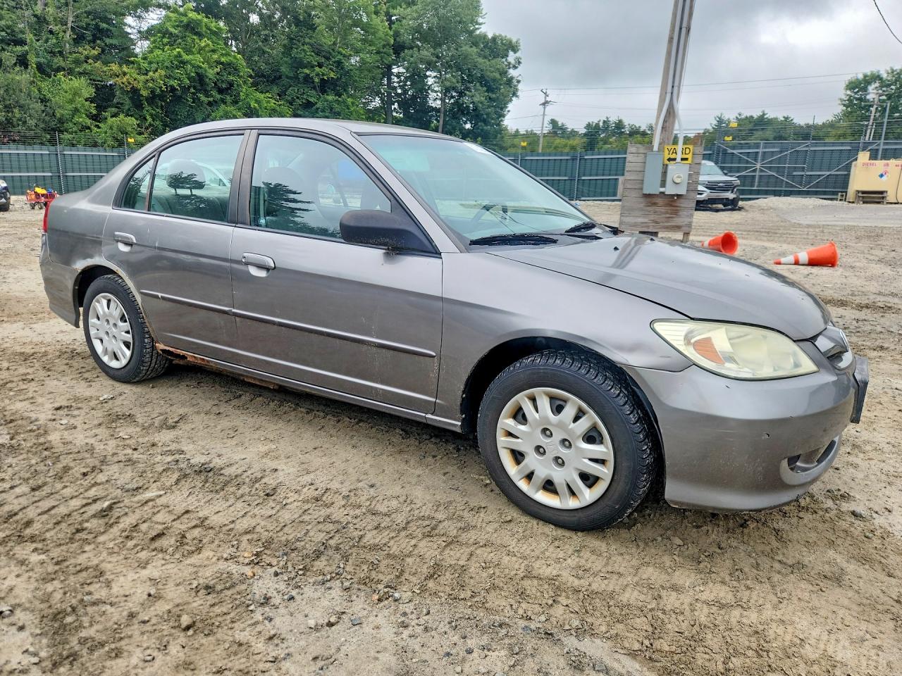 2005 Honda Civic Lx Brown vin: 2HGES165X5H630489
