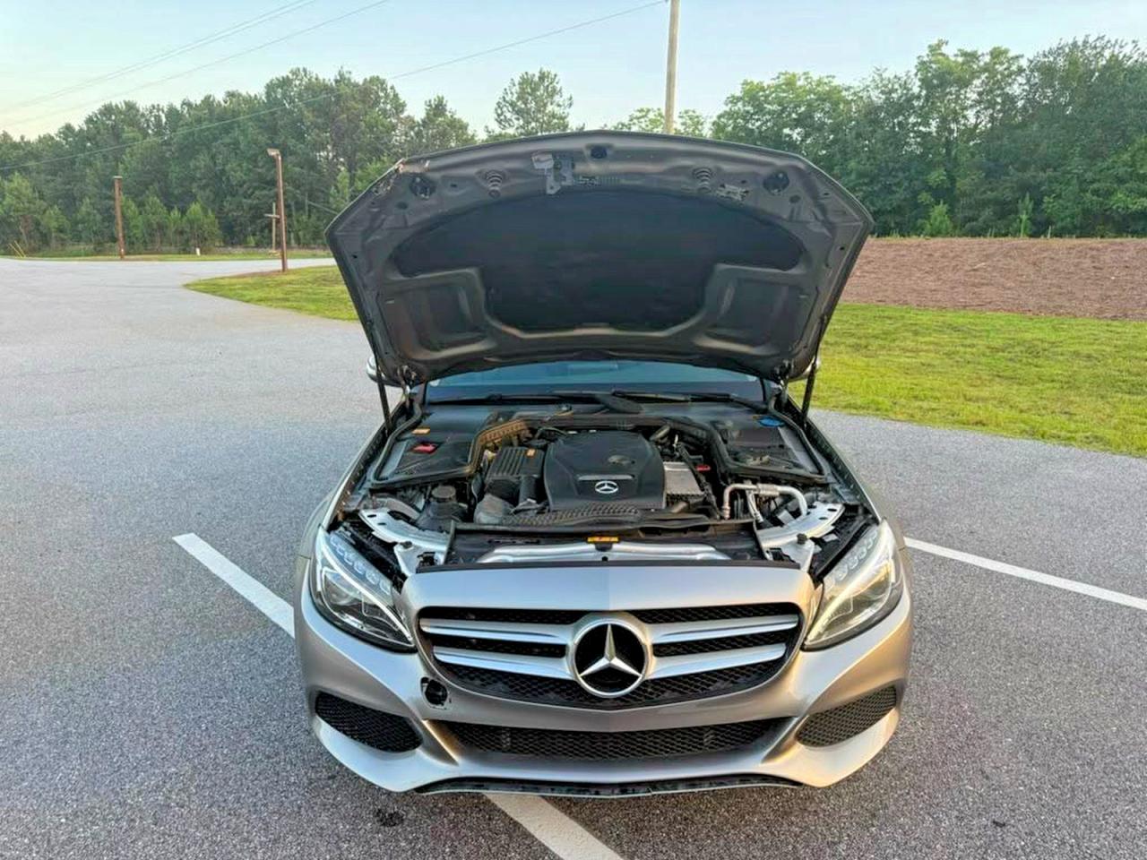 2015 Mercedes-benz C 300 4matic Gray vin: 55SWF4KB6FU028263