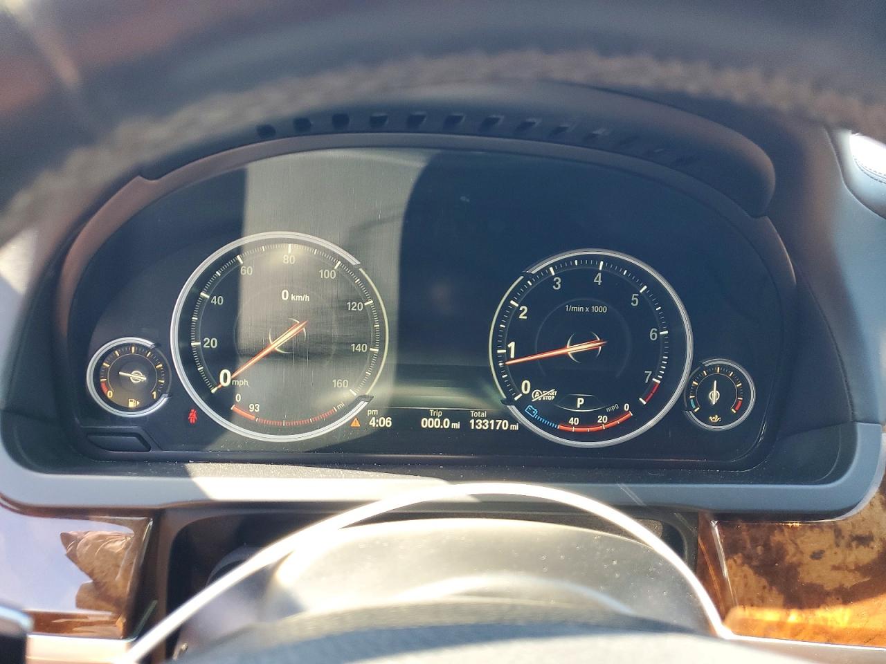 2014 Bmw 750 Lxi Blue vin: WBAYF8C59ED141850
