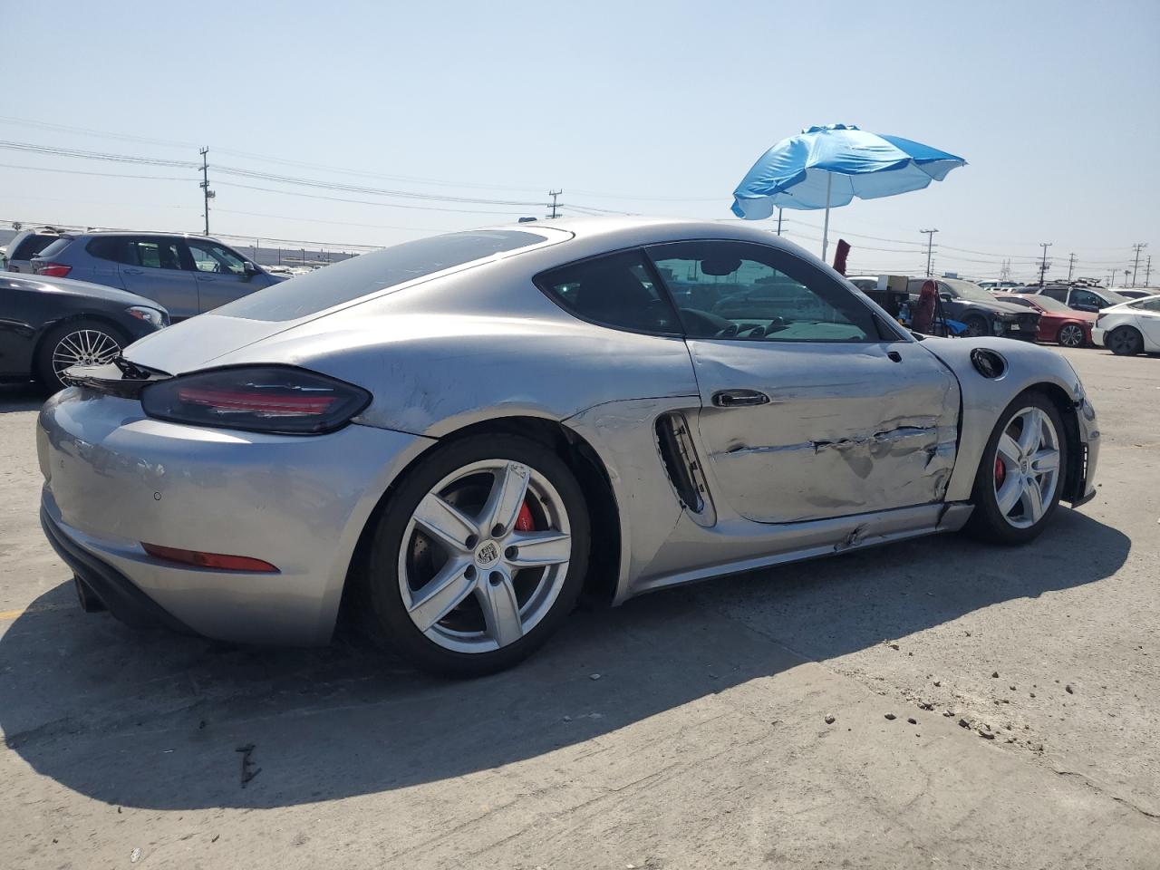 2024 Porsche Cayman Gts Silver vin: WP0AD2A89RK269365
