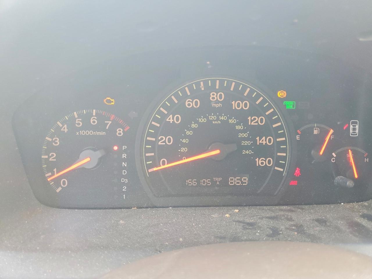 2005 Honda Accord Ex Black vin: 1HGCM56825A005747