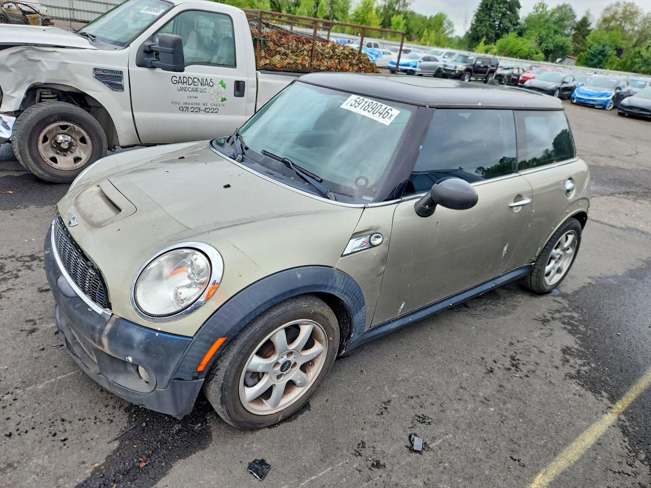 2007 Mini Cooper S Tan vin: WMWMF73517TV31343