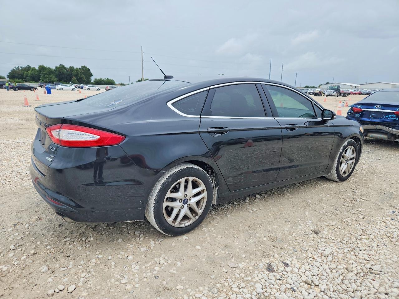 2015 Ford Fusion Se Black vin: 3FA6P0HD1FR161999