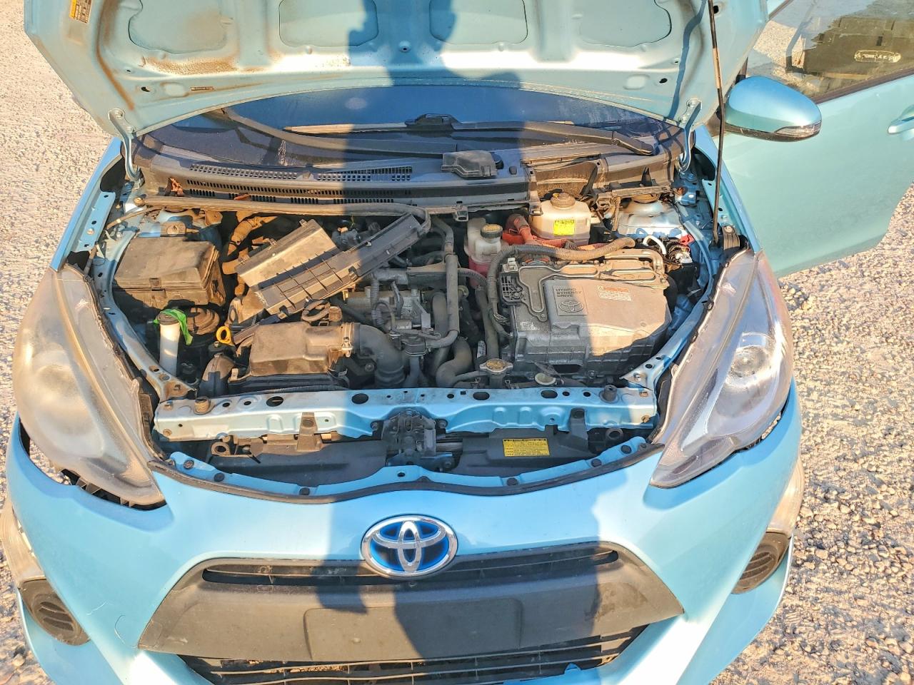 2015 Toyota Prius C One Blue vin: JTDKDTB34F1091847