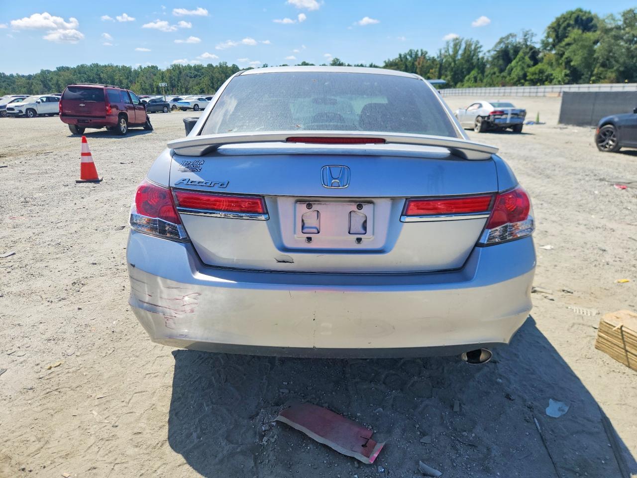 2012 Honda Accord Lx Silver vin: 1HGCP2F35CA158825