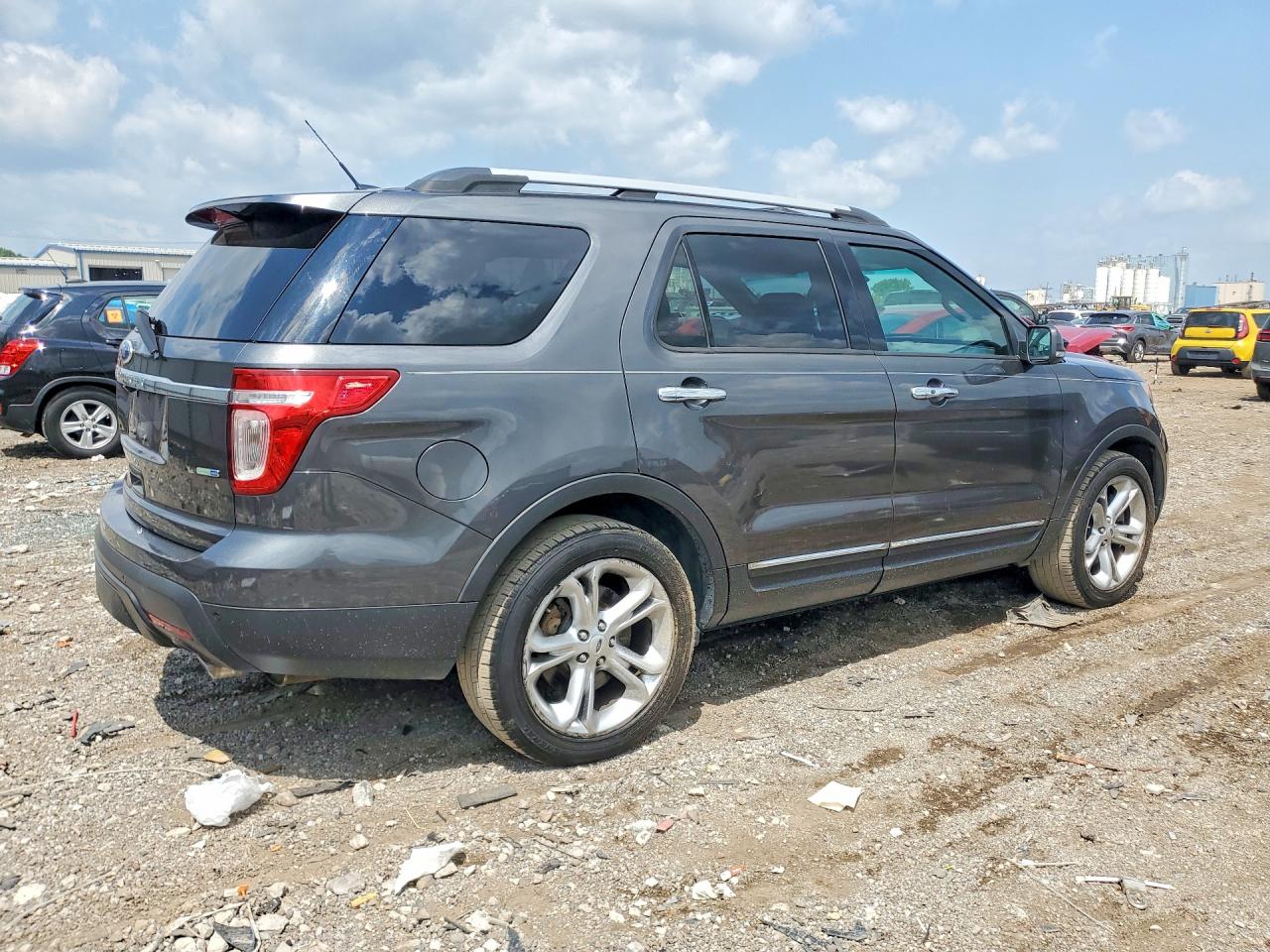 2015 Ford Explorer Limited Gray vin: 1FM5K8F86FGC14952
