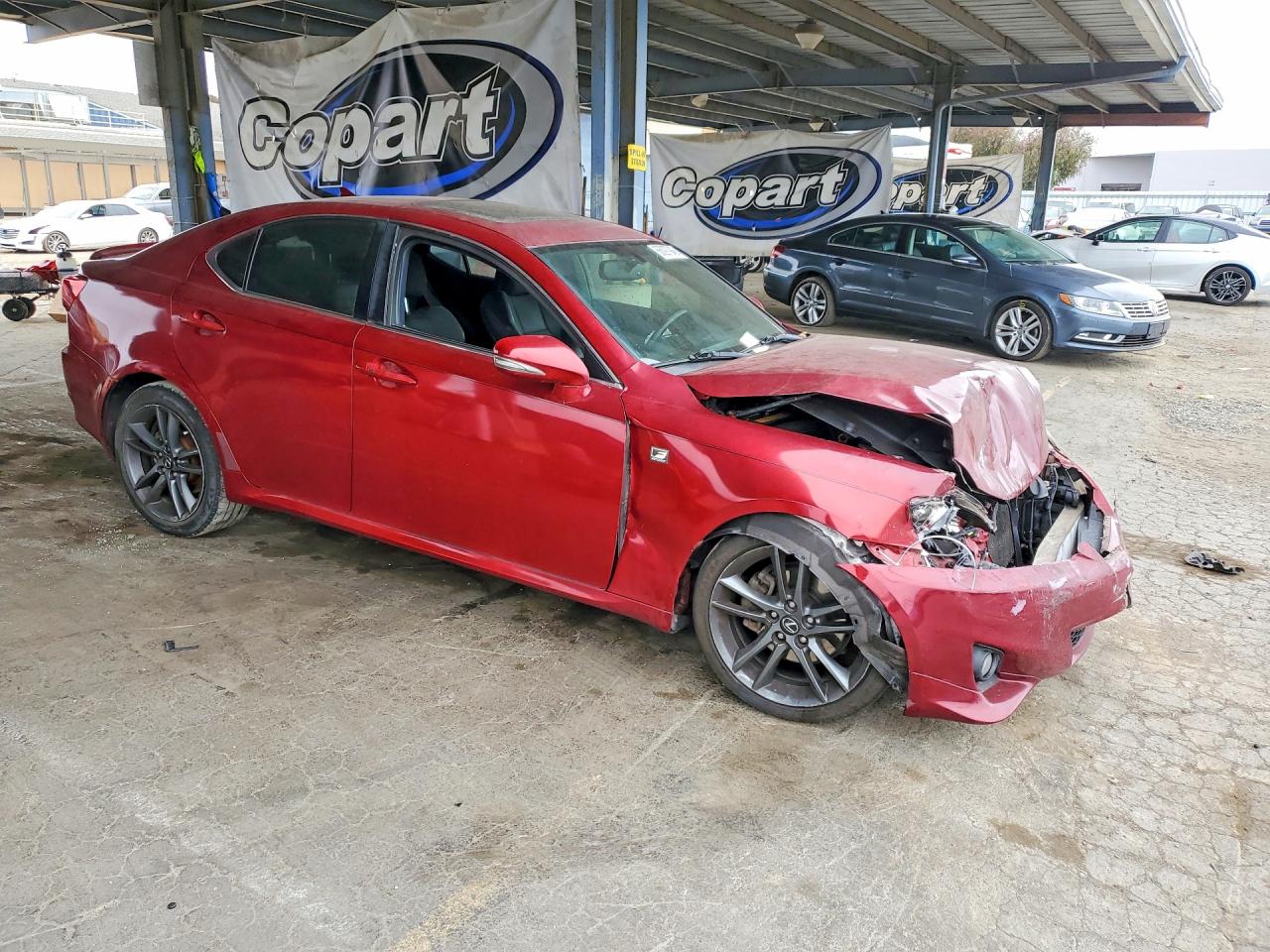 2013 Lexus Is 250 Burgundy vin: JTHBF5C27D5189724