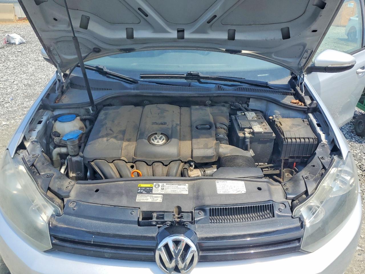 2013 Volkswagen Golf Silver vin: WVWDB7AJ7DW116911