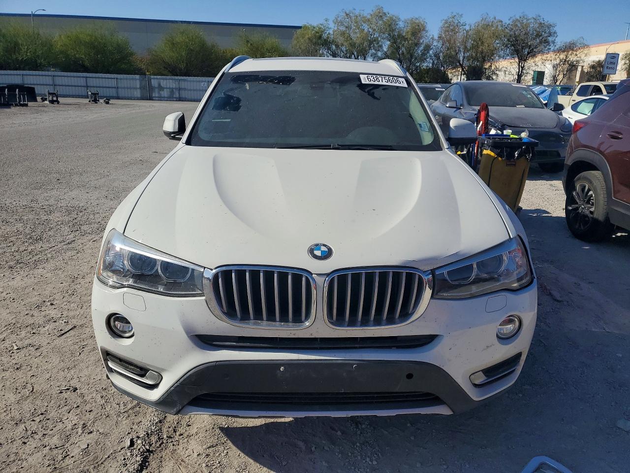 2015 Bmw X3 Xdrive28i White vin: 5UXWX9C57F0D57316