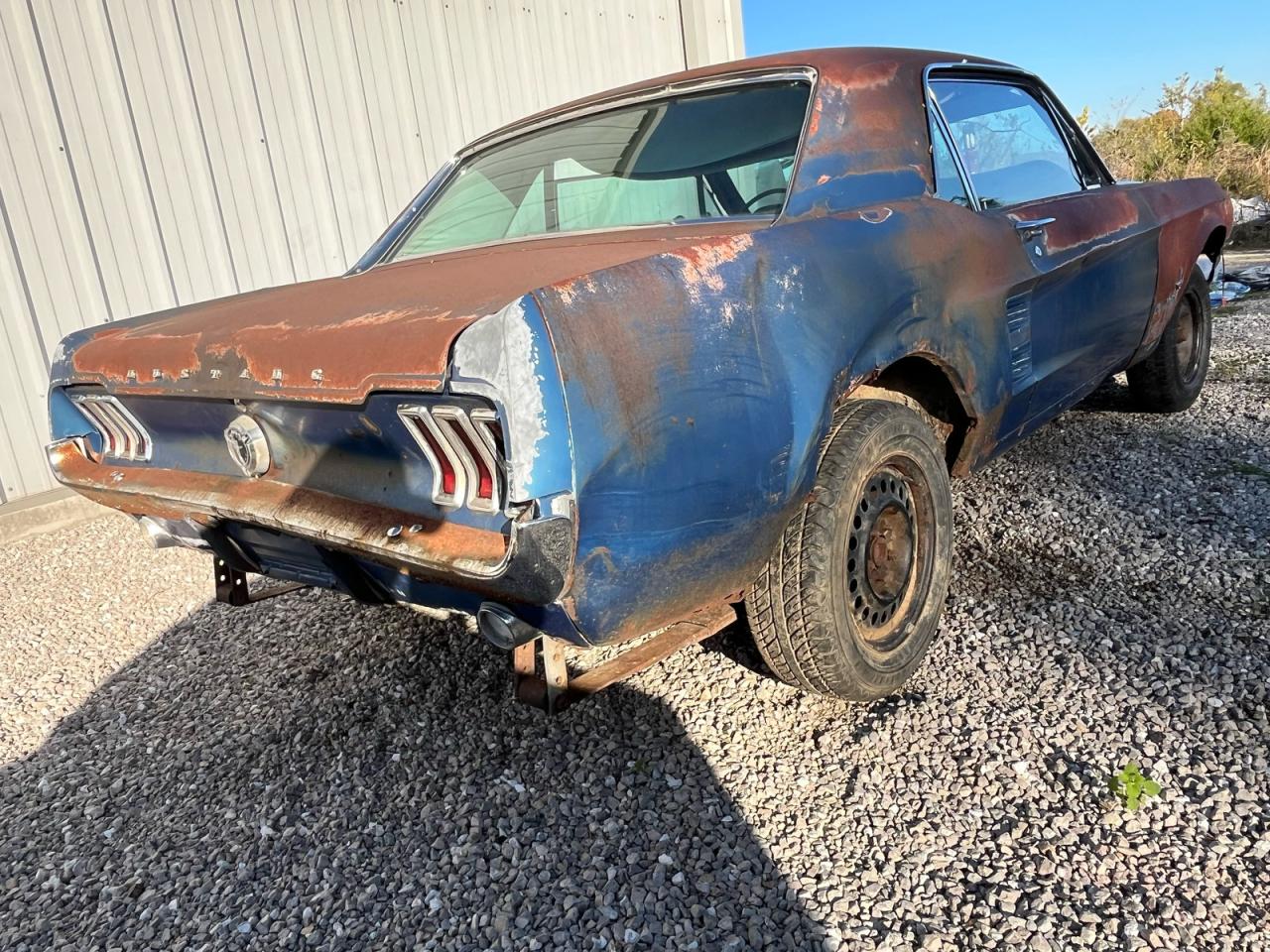 1967 Ford Mustang Blue vin: 7R01C209679