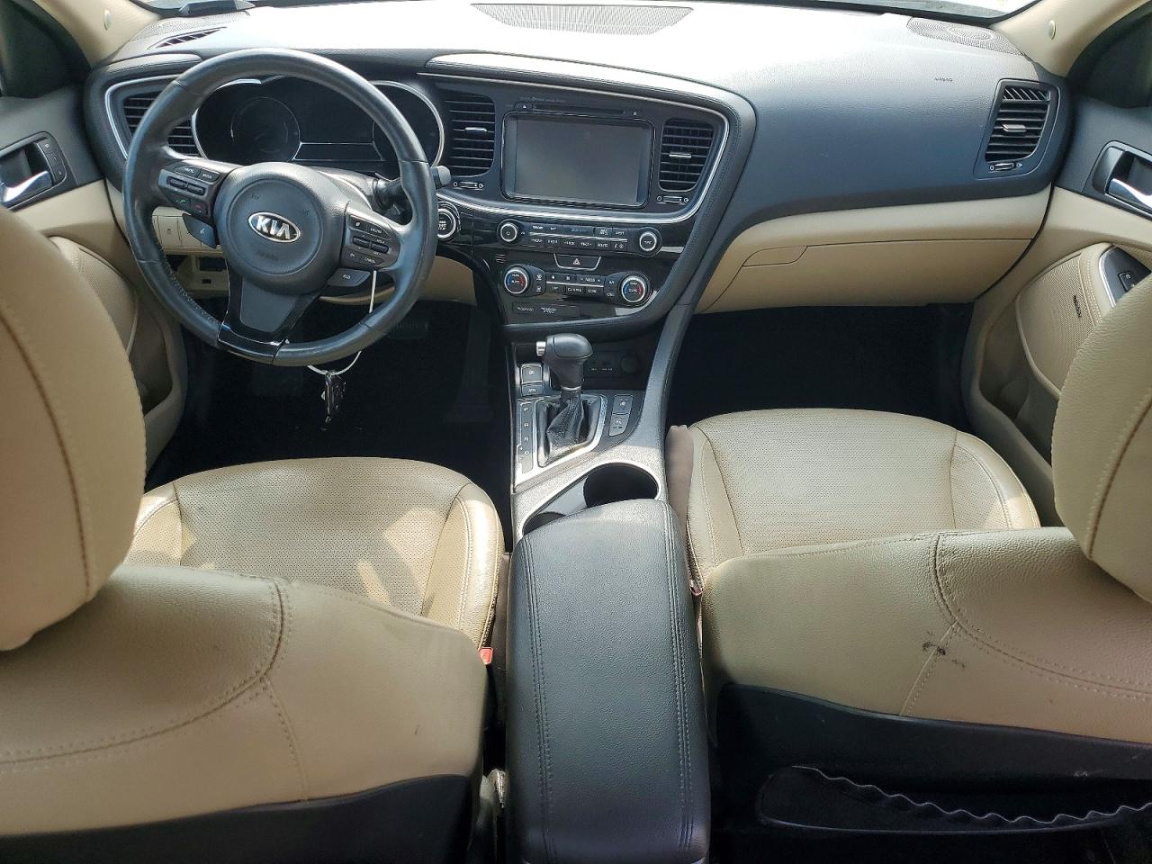 2014 Kia Optima Hybrid Gray vin: KNAGN4AD2E5068722