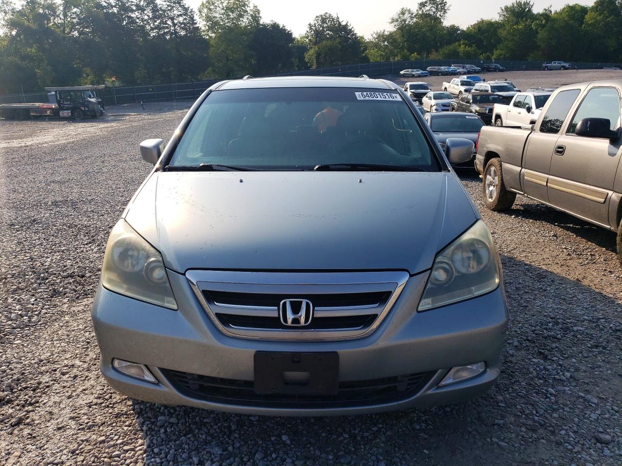 2006 Honda Odyssey Touring Silver vin: 5FNRL38886B085416
