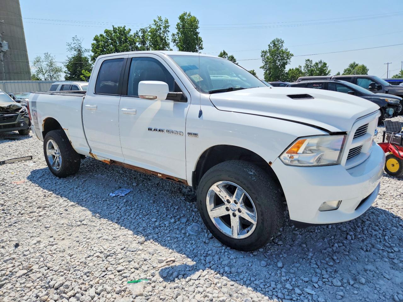 2012 Dodge Ram 1500 Sport White vin: 1C6RD7HT9CS105218