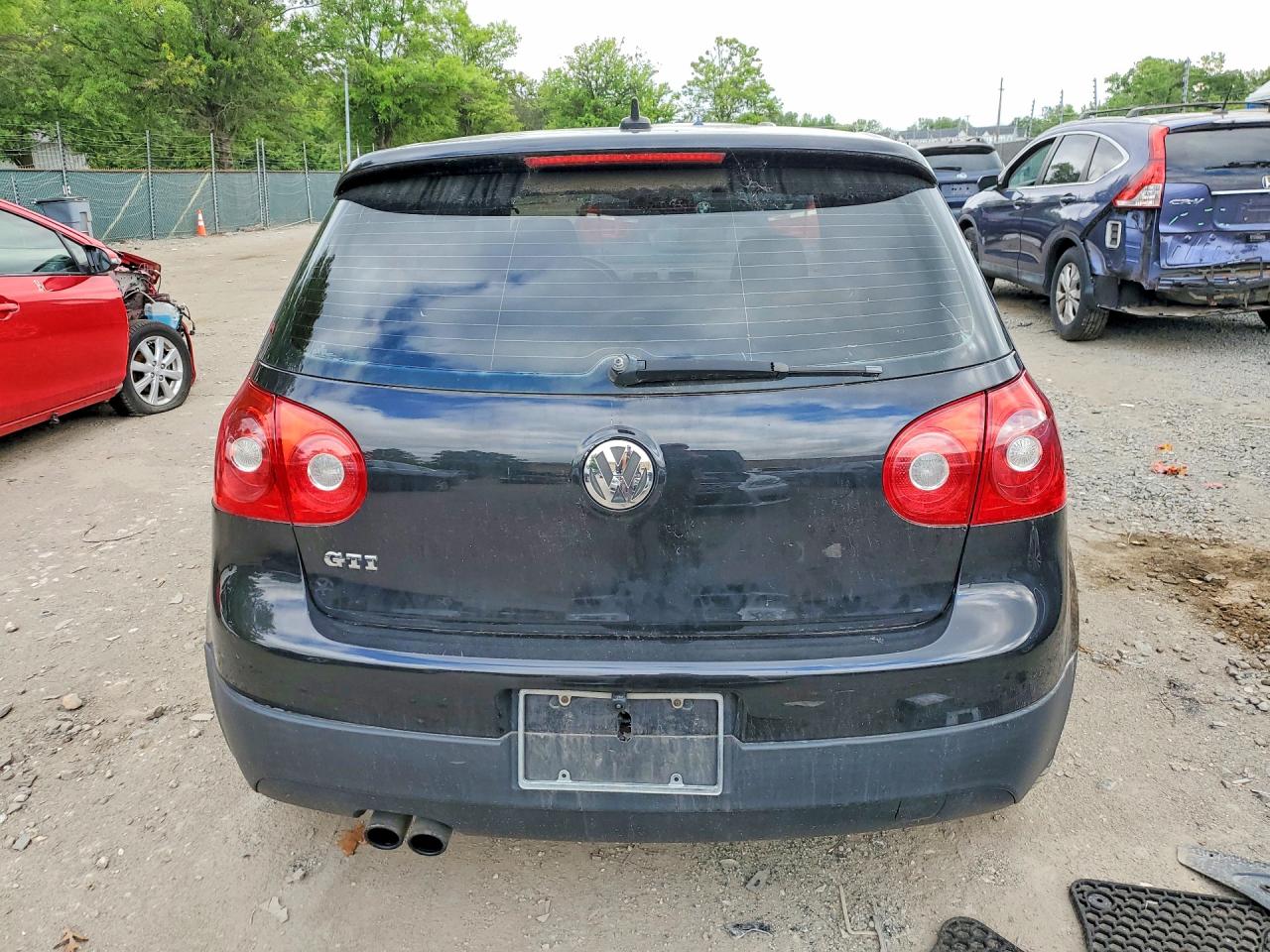 2009 Volkswagen Gti Черный vin: WVWHV71K99W128017