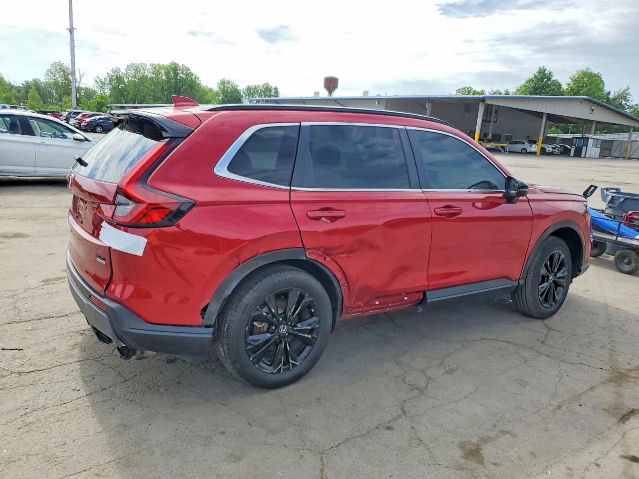 2023 Honda Cr-v Sport Touring Red vin: 5J6RS6H91PL009963