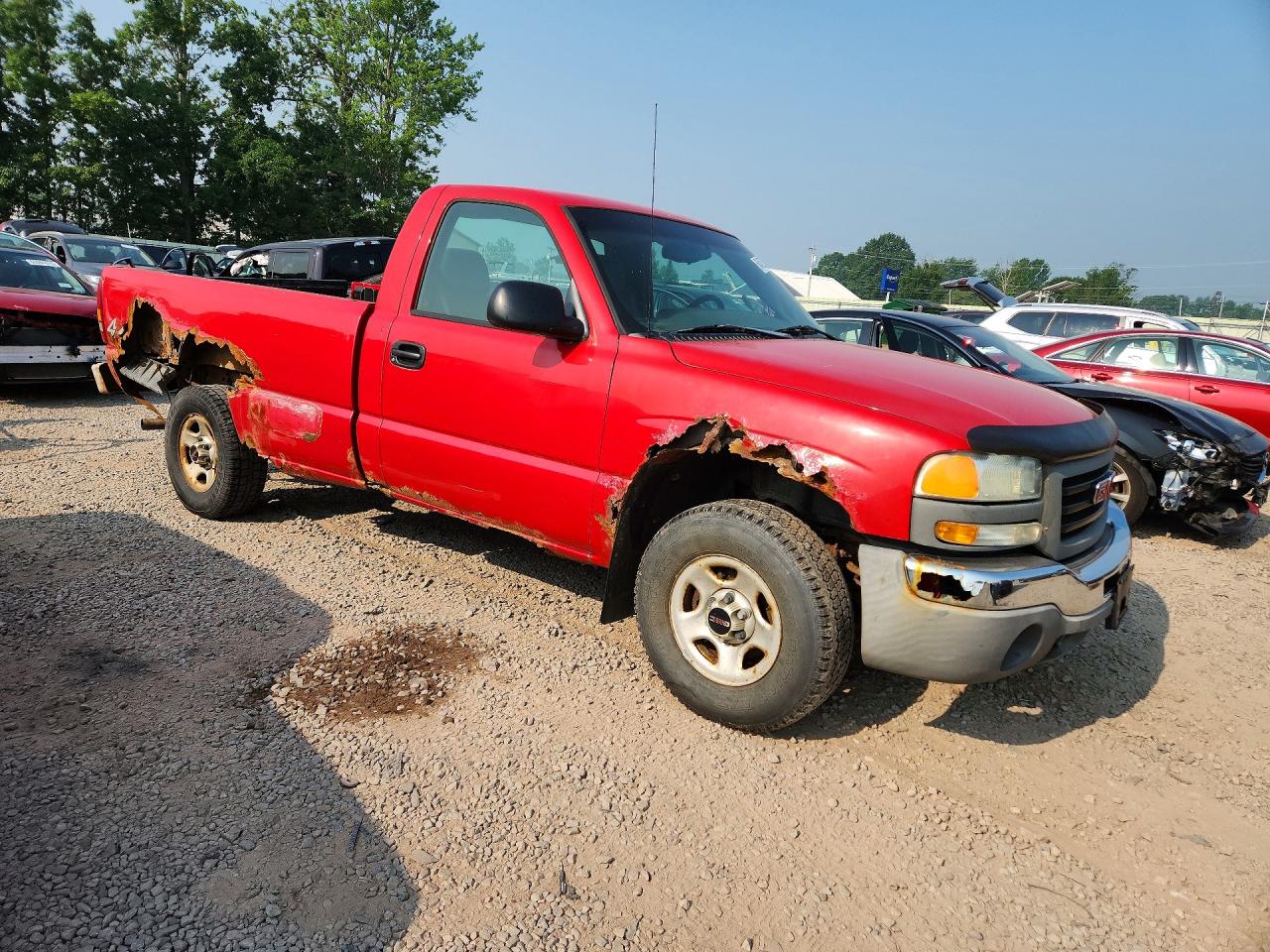 2003 Gmc New Sierra K1500 Красный vin: 1GTEK14X43Z335324