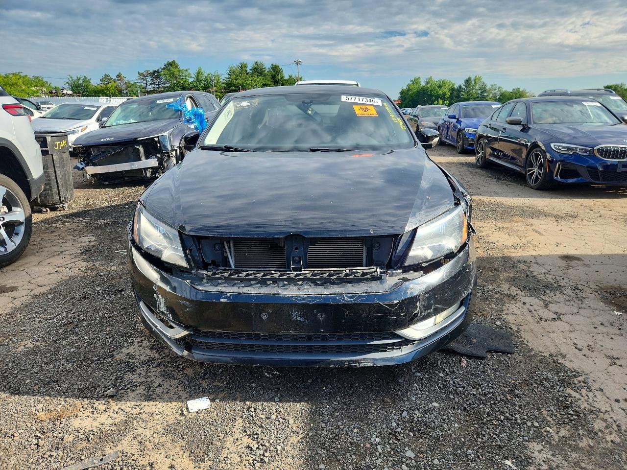2015 Volkswagen Passat S Black vin: 1VWAT7A38FC116581