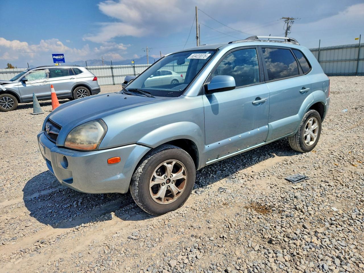 2009 Hyundai Tucson Limited I4 Teal vin: KM8JN12BX9U979375