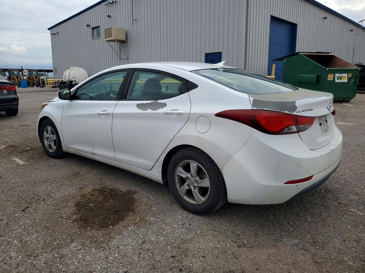 2015 Hyundai Elantra Se White vin: 5NPDH4AEXFH563693