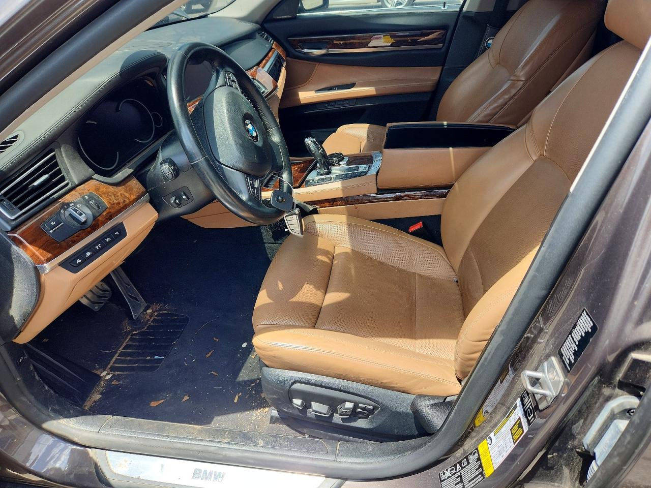 2014 Bmw 750 Lxi Gray vin: WBAYF8C59ED142576