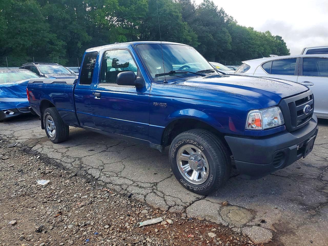 2011 Ford Ranger Super Cab Синий vin: 1FTKR4ED0BPA27050