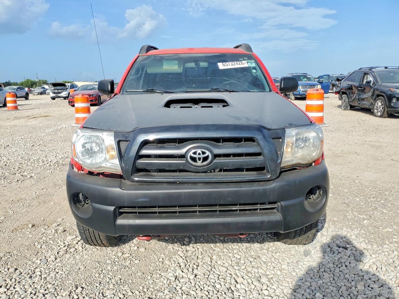 2006 Toyota Tacoma Double Cab Prerunner Red vin: 5TEJU62N36Z300712