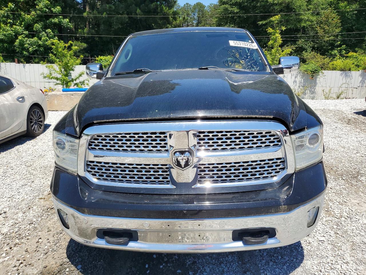 2014 Ram 1500 Laramie Black vin: 1C6RR7JM8ES476863