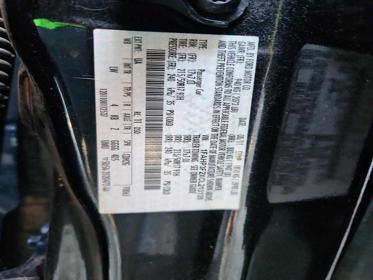 2012 Ford Focus Se Black vin: 1FAHP3F2XCL213135