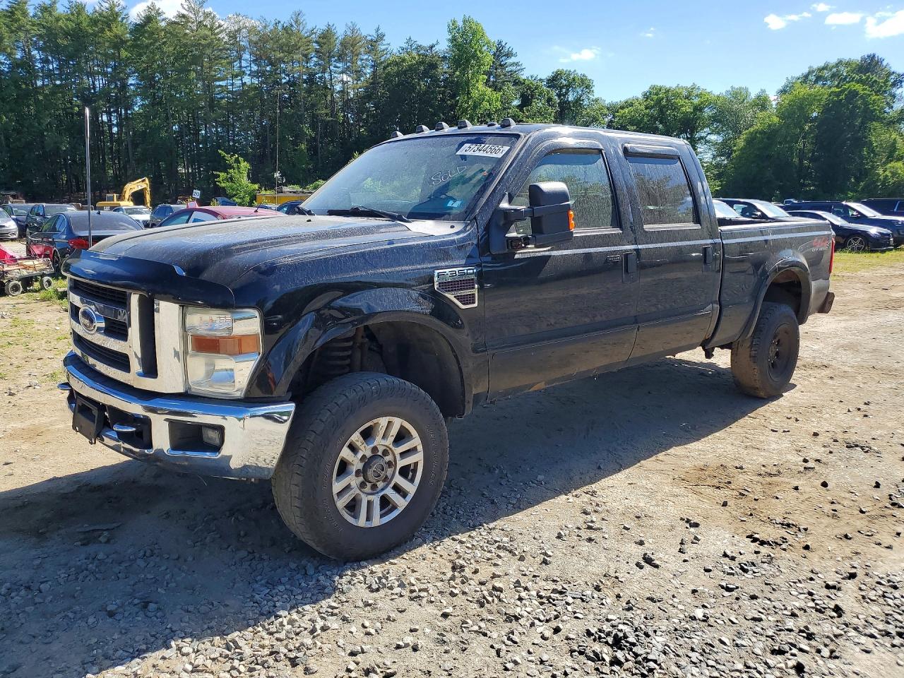 2008 Ford F350 Srw Super Duty Black vin: 1FTWW31R38EE61652