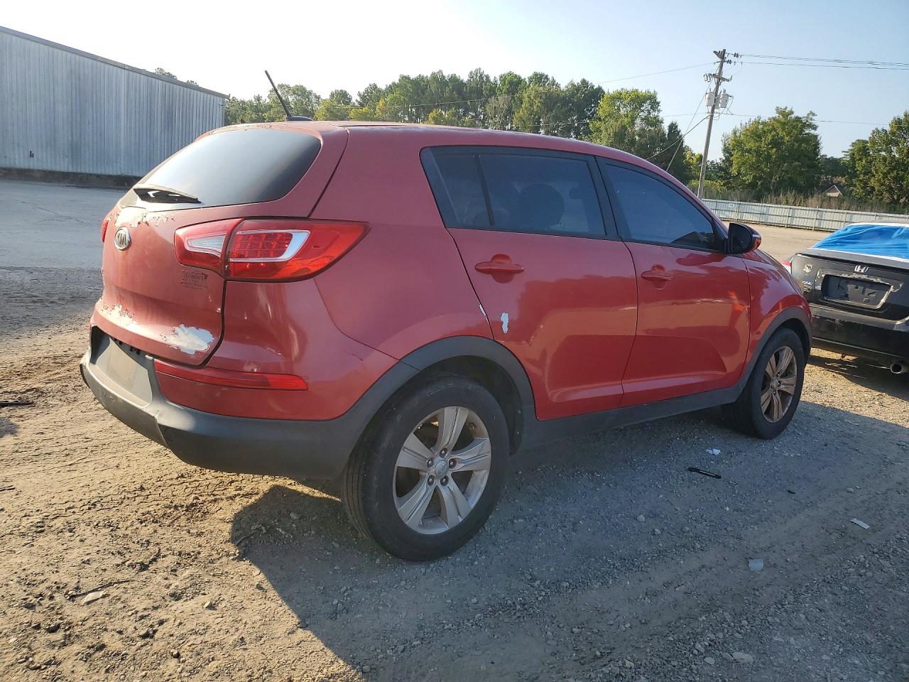 2012 Kia Sportage Lx Красный vin: KNDPB3A22C7229785